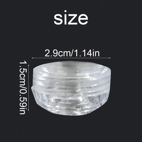 Orange Gradient Nail Art Powder Pigment Neon Mirror Effect Chrome Dust Pearl - Picture 4 of 6